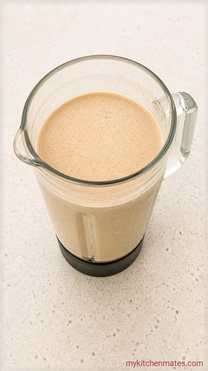 5-Minute High Protein Coffee Step 2: Blend Until Smooth