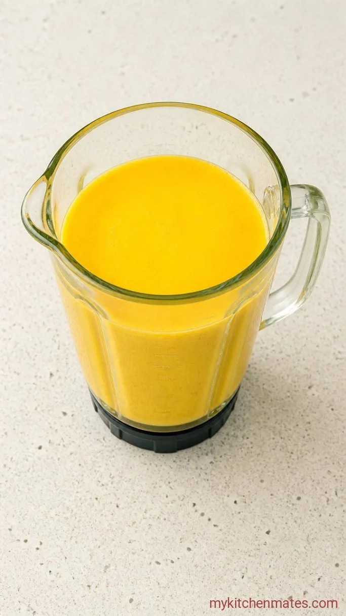3-Ingredient Tropical Smoothie Step 2: Blend Until Smooth