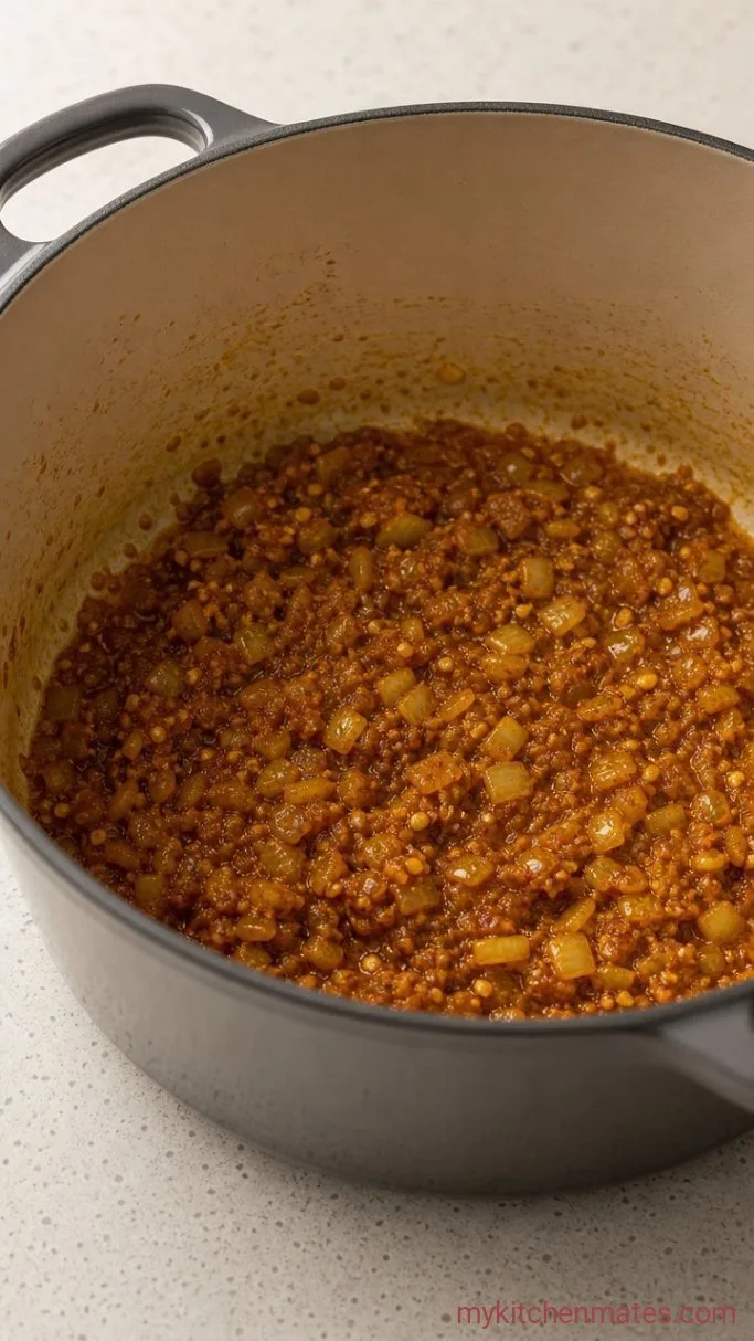 Step 2: Bloom the Curry Paste