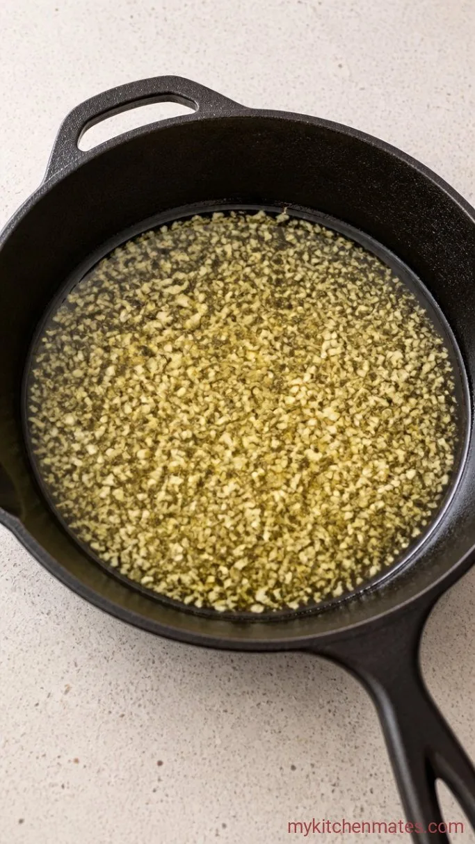 Step 2: Bloom the Garlic in Butter