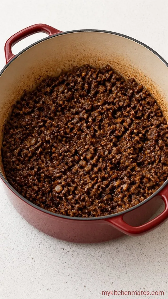 30-Minute Beef Taco Soup Step 2: Bloom the Spices