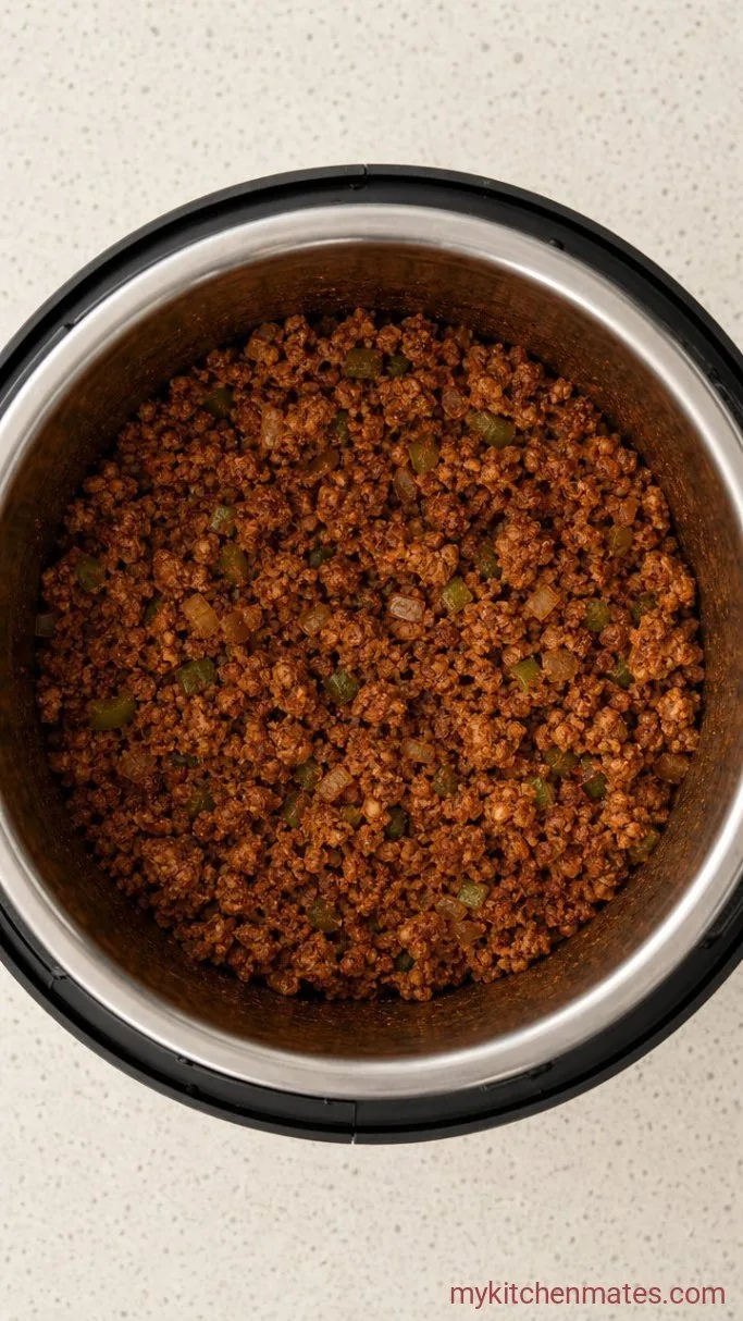 30-Minute Instant Pot Turkey Chili Step 2: Bloom the Spices