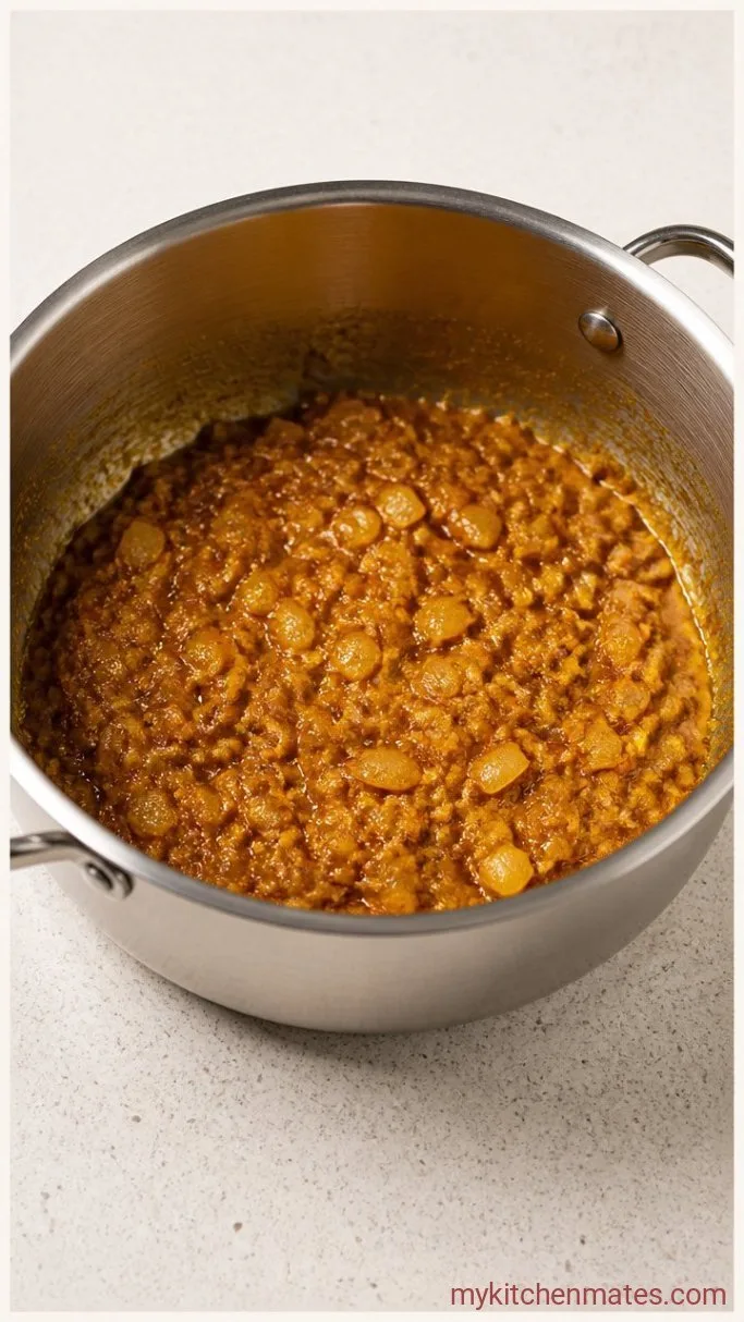 30-Minute Chickpea Coconut Curry Step 2: Bloom the Spices