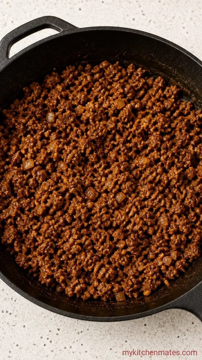 30-Minute One-Pot Cheesy Chili Mac Step 2: Bloom the Spices