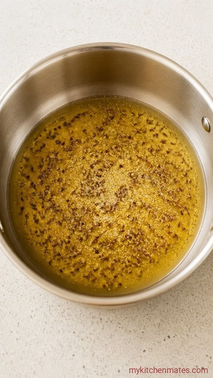 Comforting Moong Dal Khichdi (One-Pot Indian Rice and Lentils) Step 2: Bloom the Whole Spices