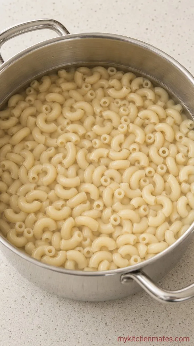 Creamy Gluten-Free Dairy-Free Mac and Cheese Step 2: Boil the Gluten-Free Pasta