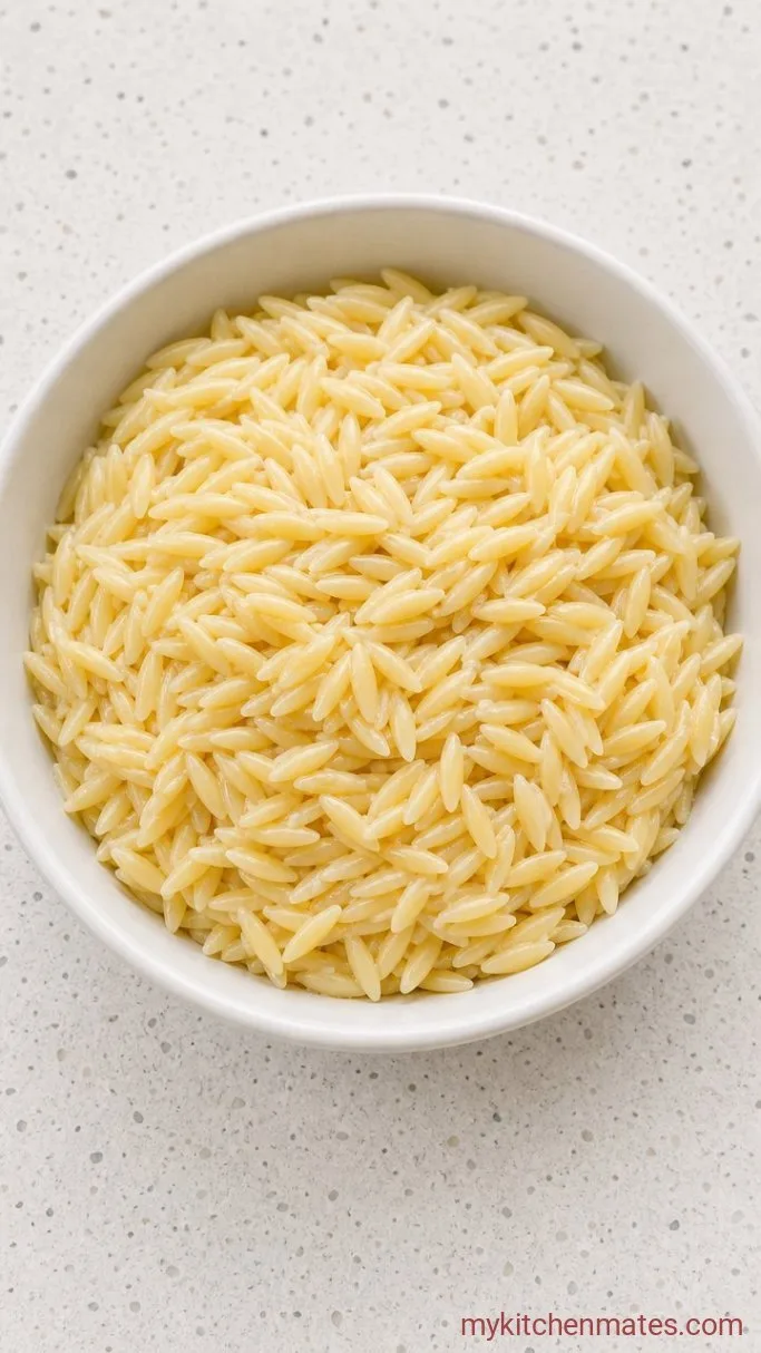 Quick 20-Minute Lemon Orzo Pasta Salad Step 2: Boil the Orzo