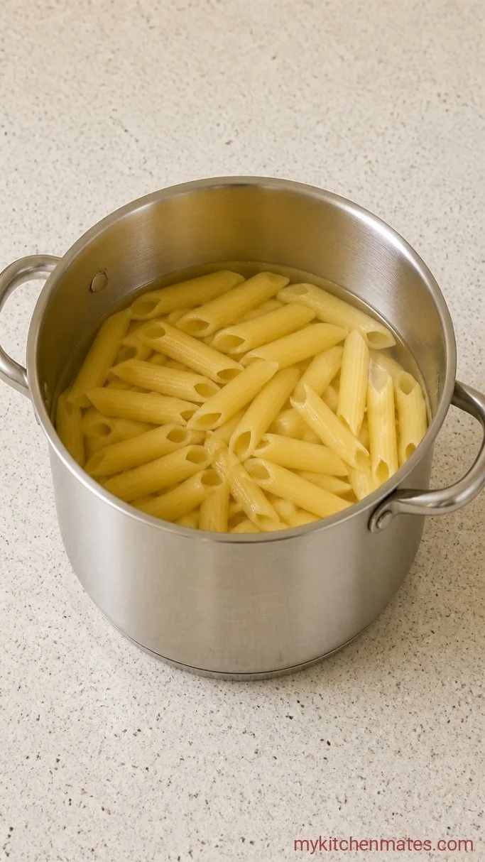 20-Minute Dairy Free Creamy Pasta Step 2: Boil the Pasta