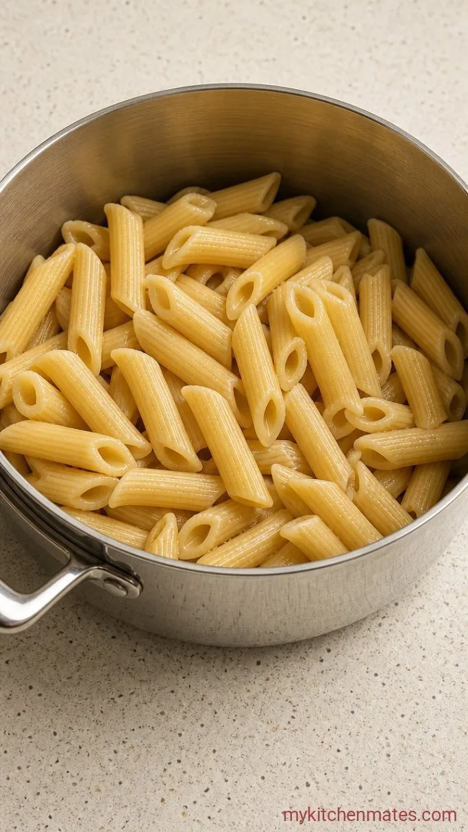 20-Minute Sausage Pesto Pasta Step 2: Boil the Pasta