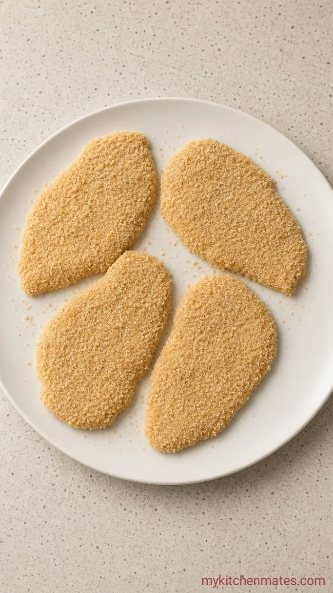 Crispy Air Fryer Chicken Parmesan Step 2: Bread the Chicken