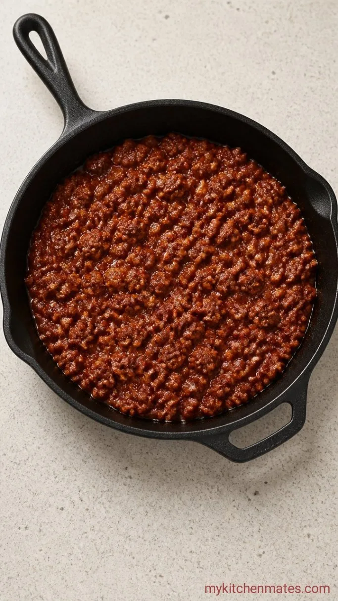 Step 2: Brown the Beef and Onion