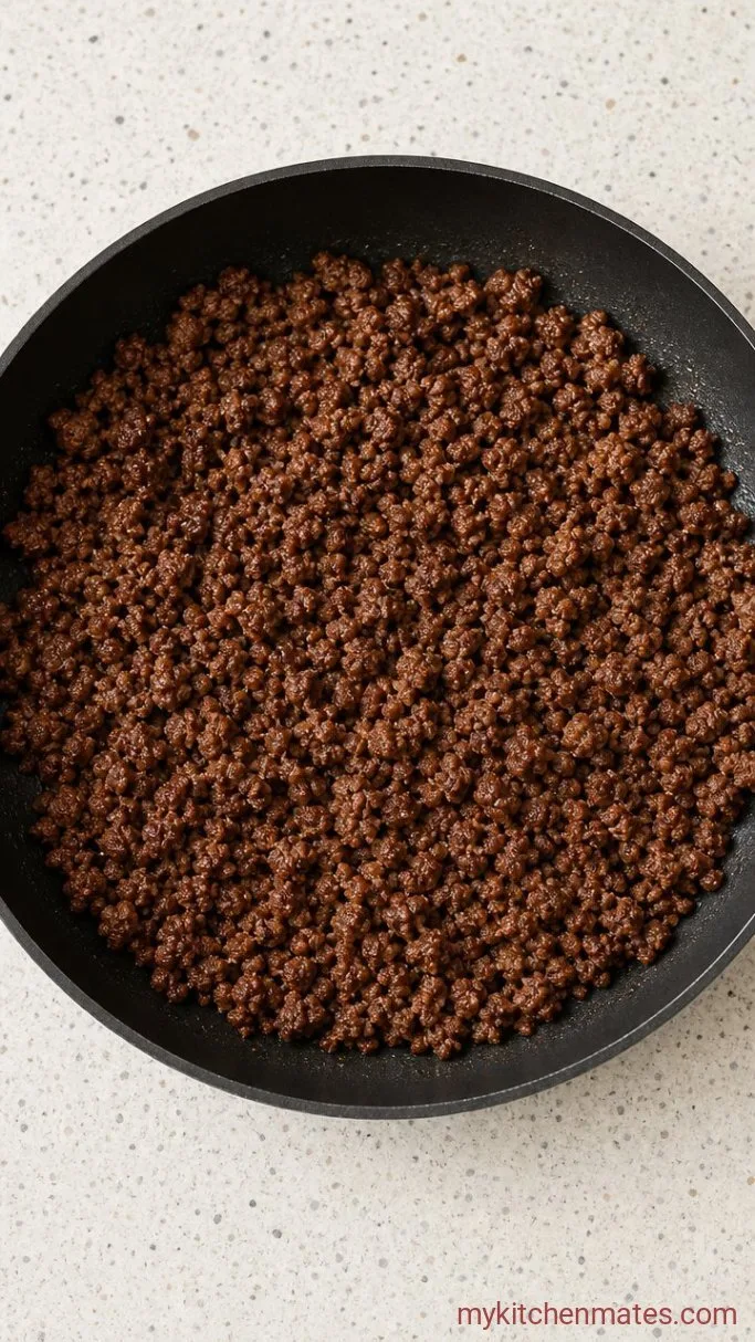 Quick Korean Beef Bowls (15-Minute Weeknight Dinner) Step 2: Brown the Beef