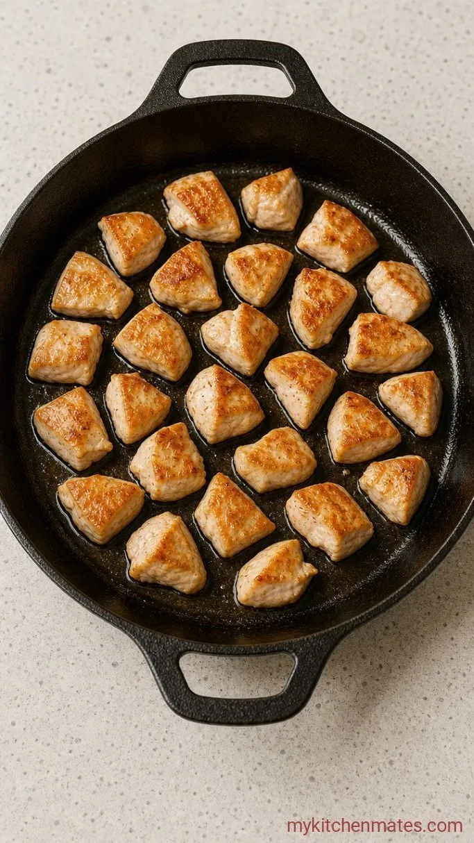 Step 2: Brown the Chicken