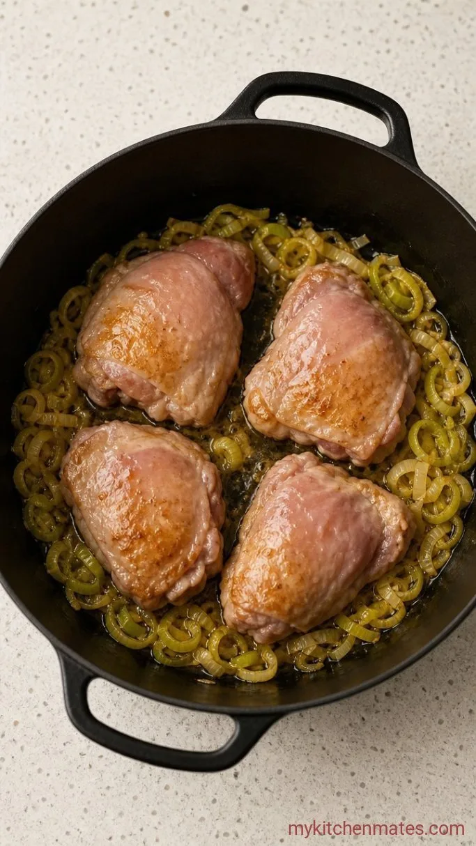 Step 2: Brown the Chicken
