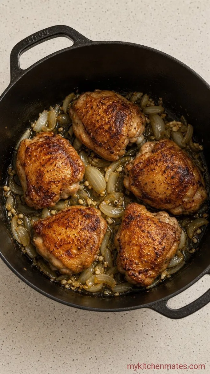 Step 2: Brown the Chicken