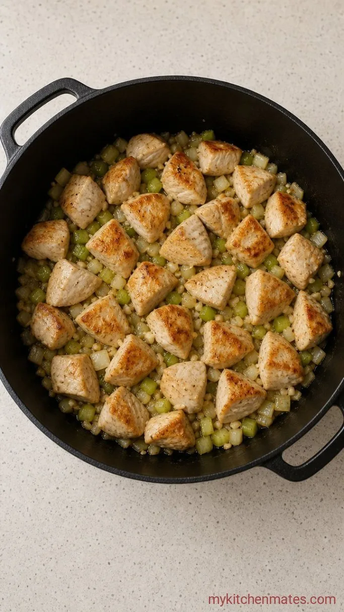 Step 2: Brown the Chicken