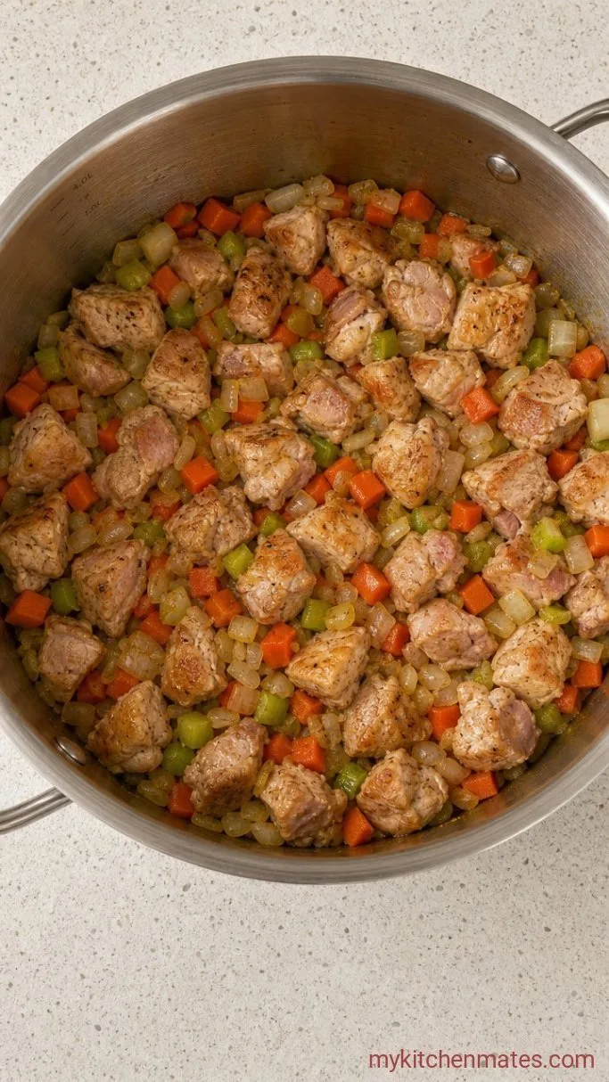 Step 2: Brown the Chicken
