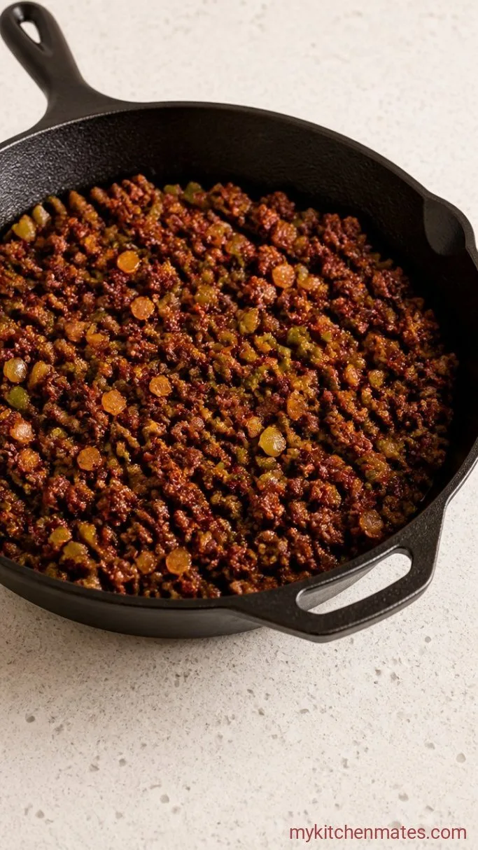 Step 2: Brown the Chorizo and Veggies