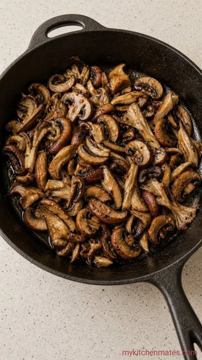Step 2: Brown the Fresh Mushrooms