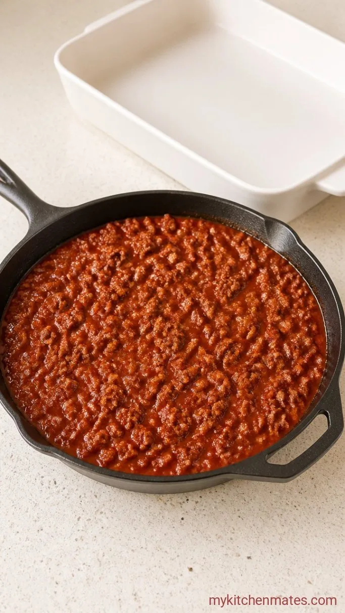 Step 2: Brown the Meat Sauce