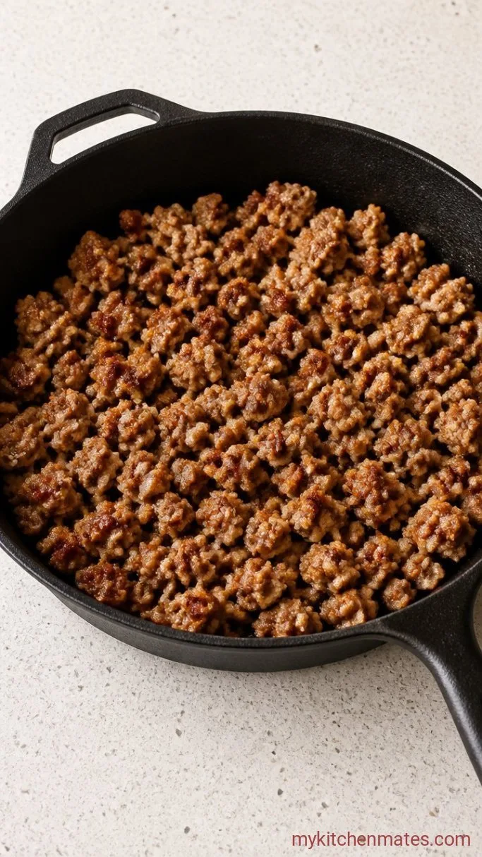 Step 2: Brown the Sausage