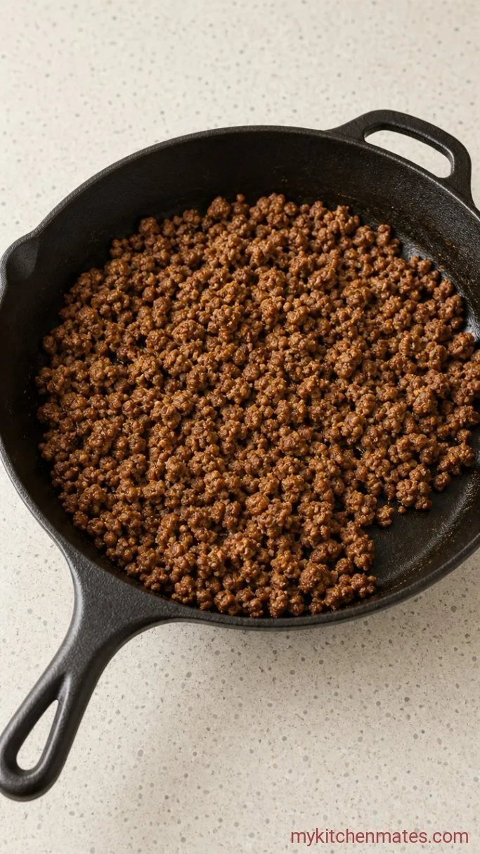 Step 2: Brown the Spiced Beef