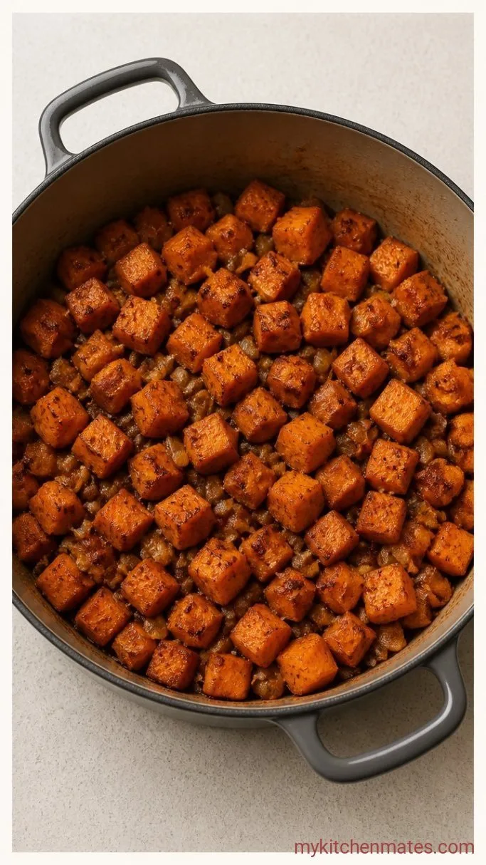 Step 2: Brown the Sweet Potato