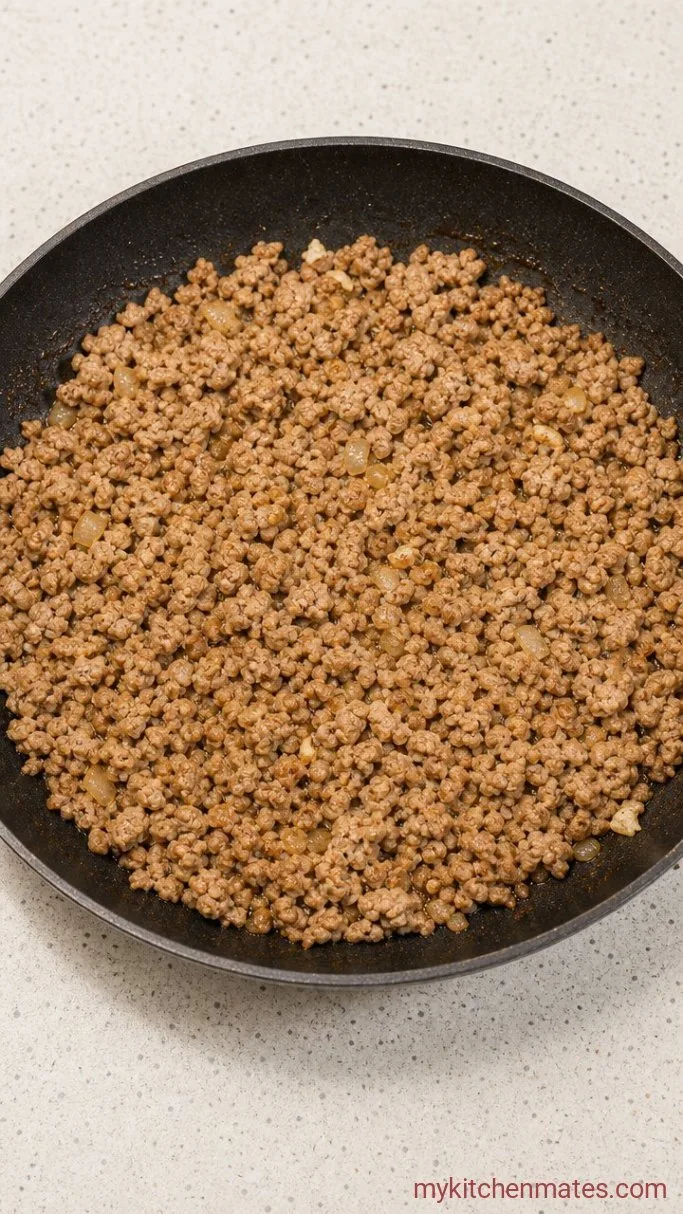 Easy Ground Turkey Stuffed Peppers (Ready in 45 Minutes) Step 2: Brown the Turkey