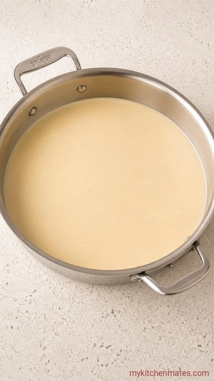 Step 2: Build the Alfredo Sauce