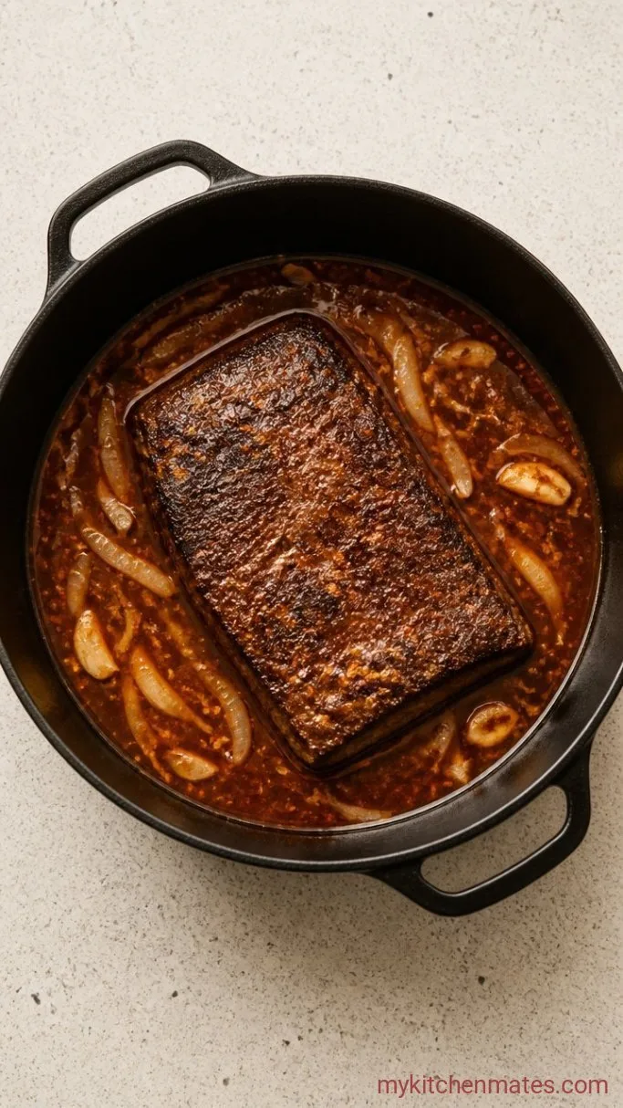 Crock Pot Brisket Tacos (Hands-Off and Fork-Tender) Step 2: Build the Braising Liquid