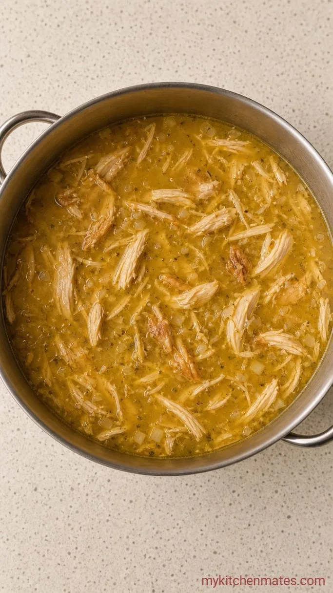 30-Minute Creamy Chicken Gnocchi Soup Step 2: Build the Broth