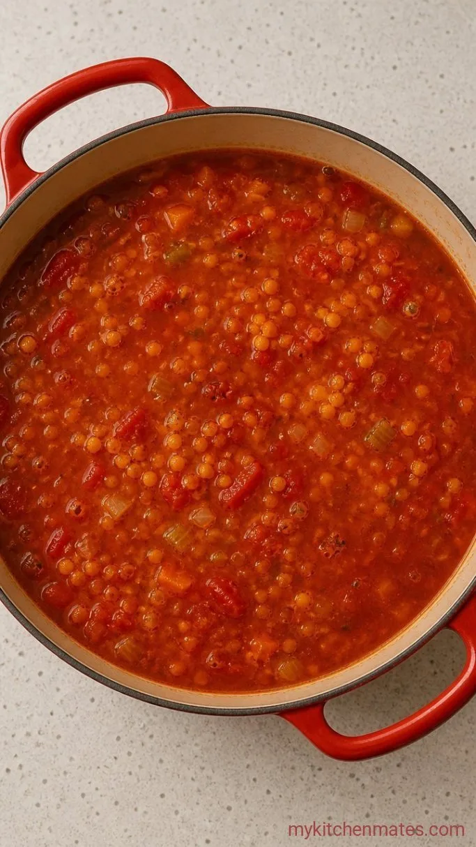 Spiced Moroccan Lentil Soup (Ready in 30 Minutes) Step 2: Build the Broth