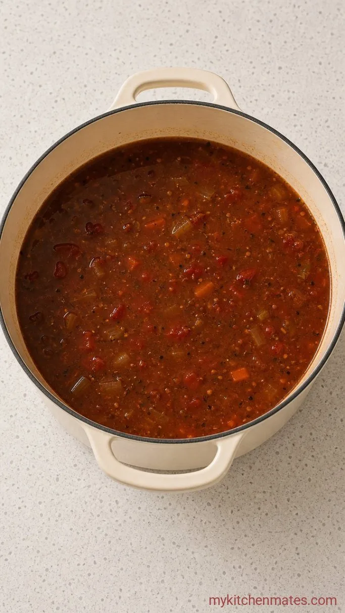 30-Minute Creamy Vegetarian Gnocchi Soup Step 2: Build the Broth