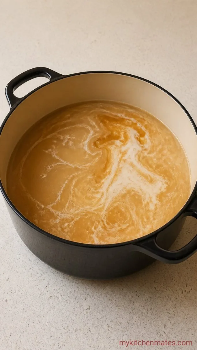 20-Minute Creamy Miso Ramen Step 2: Build the Broth