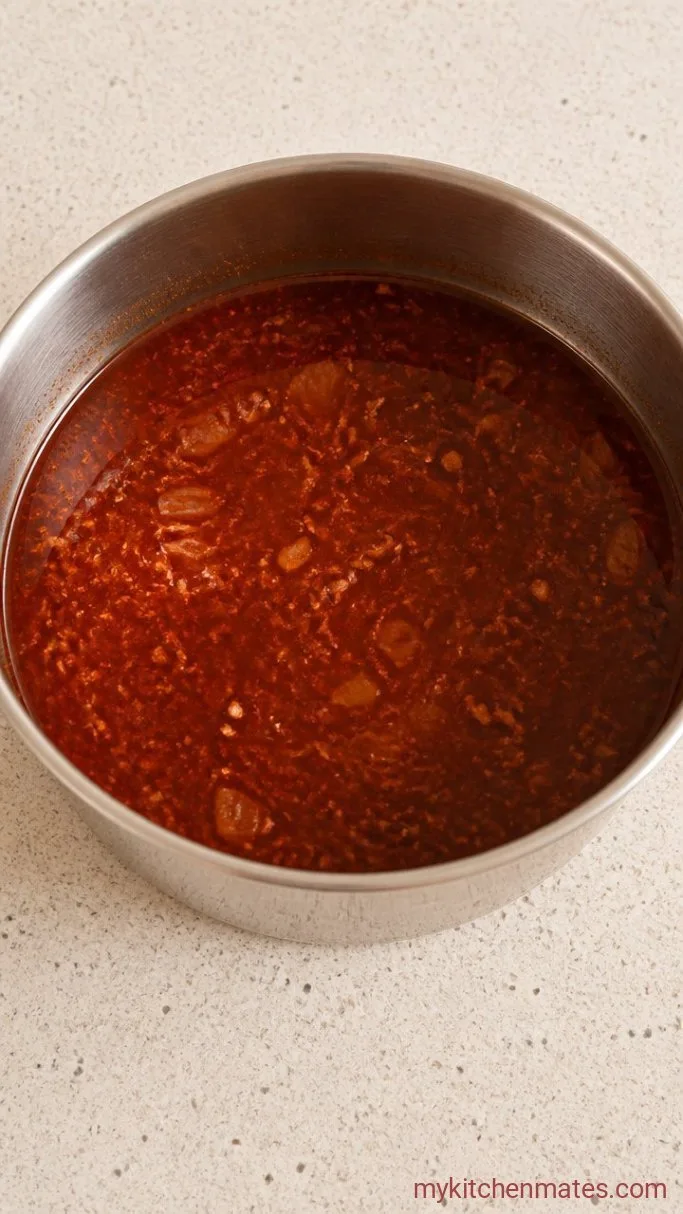 10-Minute Kimchi Ramen Step 2: Build the Broth