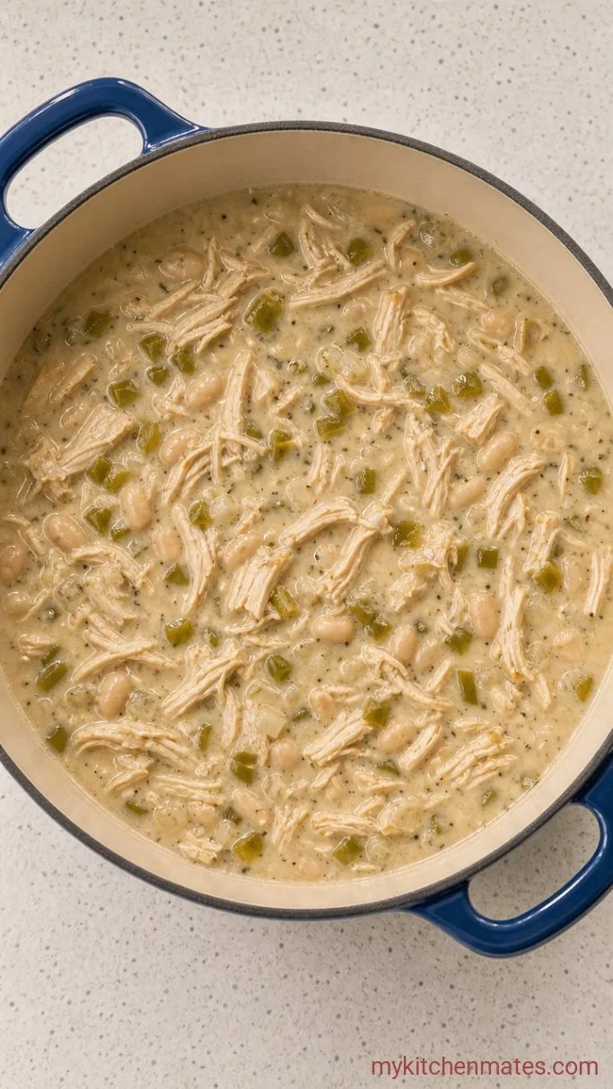 30-Minute Dairy Free White Chicken Chili Step 2: Build the Chili Base