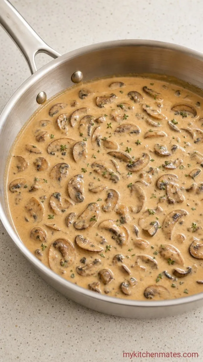 Creamy Vegan Mushroom Stroganoff (30 Minutes) Step 2: Build the Creamy Sauce