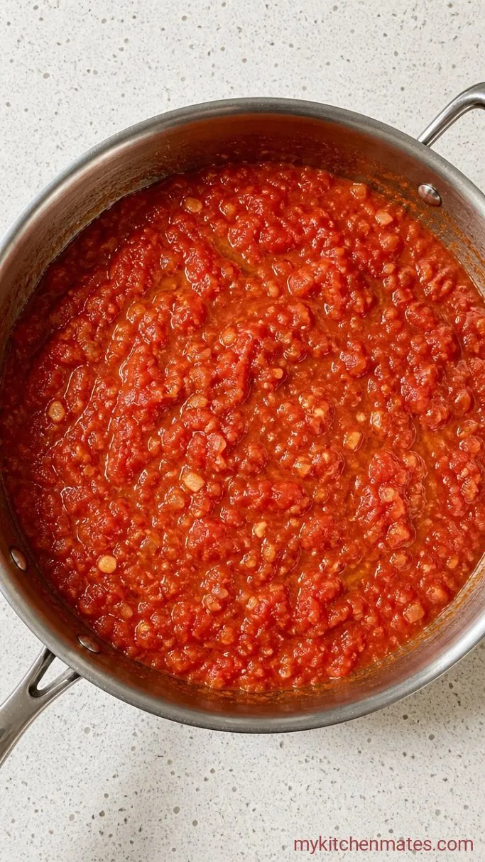 Simple 5-Ingredient Meatball Sauce Step 2: Build the Sauce