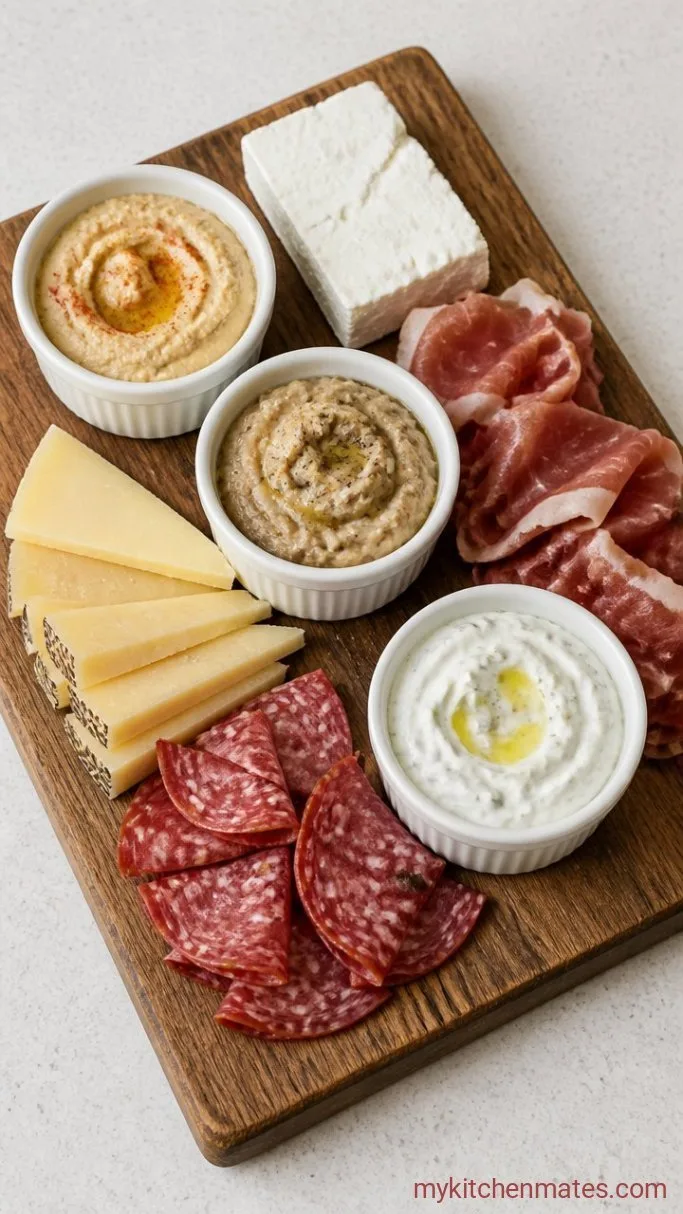 Step 2: Build with Cheese and Meats