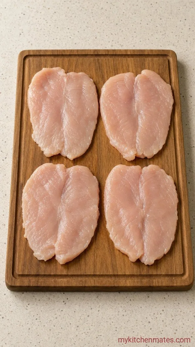 Step 2: Butterfly the Chicken Breasts