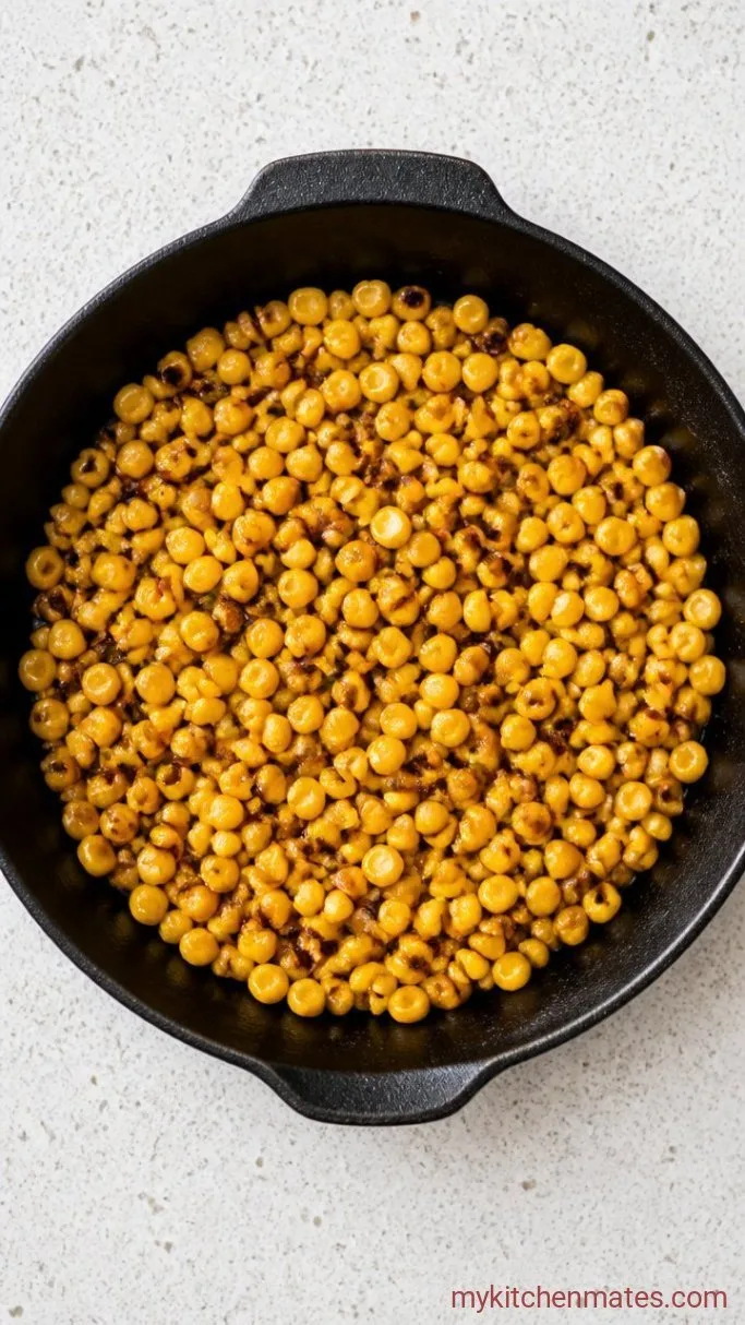 30-Minute Mexican Street Corn Rice Bowls Step 2: Char the Corn