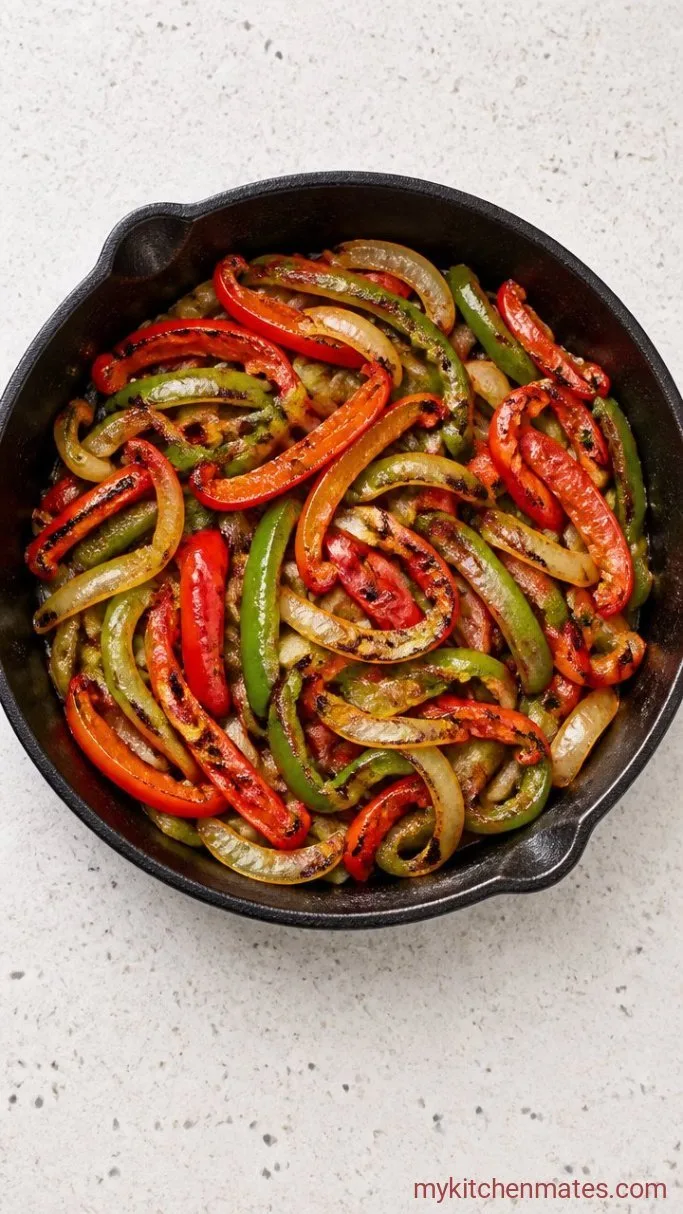 Step 2: Char the Peppers and Onion