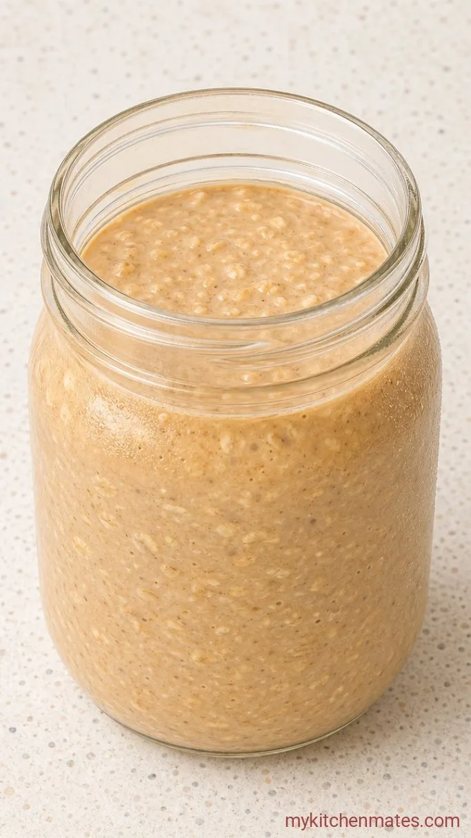 5-Minute Biscoff Overnight Oats Step 2: Chill Overnight