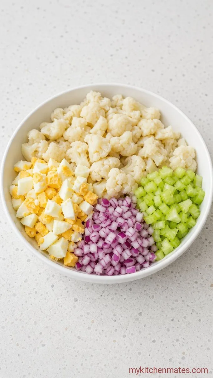 Step 2: Chop the Eggs and Vegetables