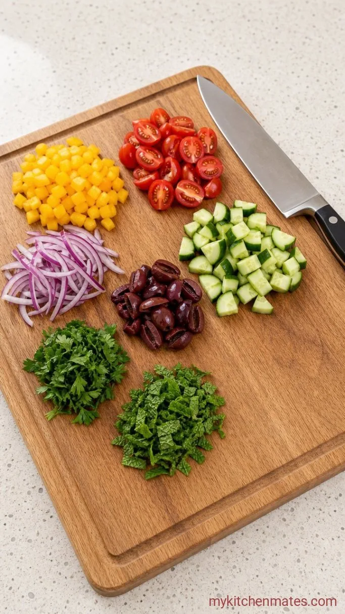Step 2: Chop the Vegetables and Herbs