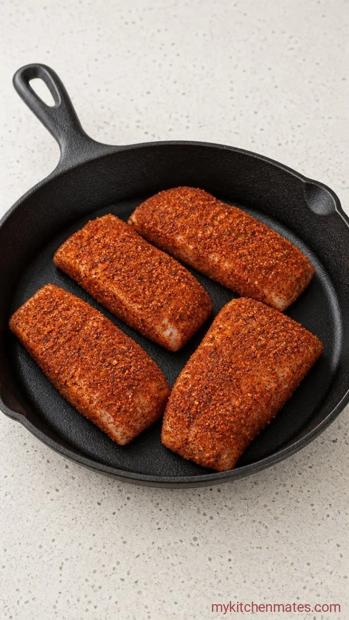 Step 2: Coat the Cod with Spice