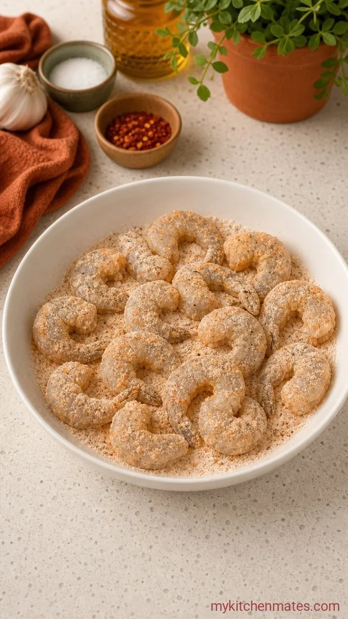 Step 2: Coat the Shrimp