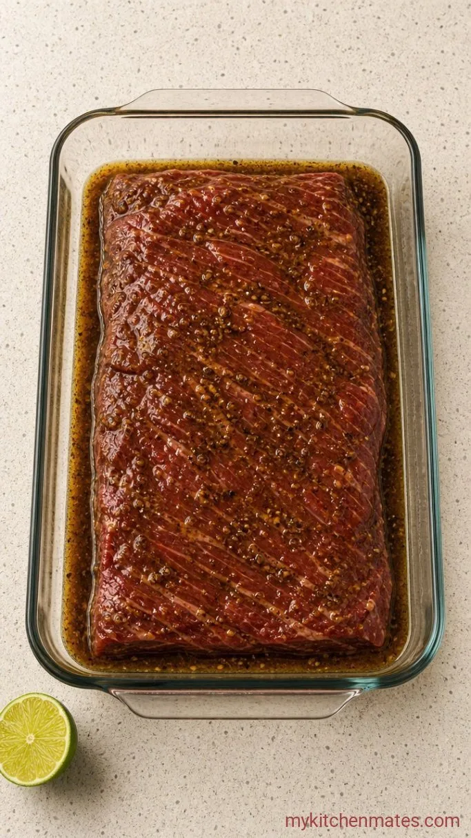 My Go-To Beef Fajita Marinade (Ready in 5 Minutes) Step 2: Coat the Steak