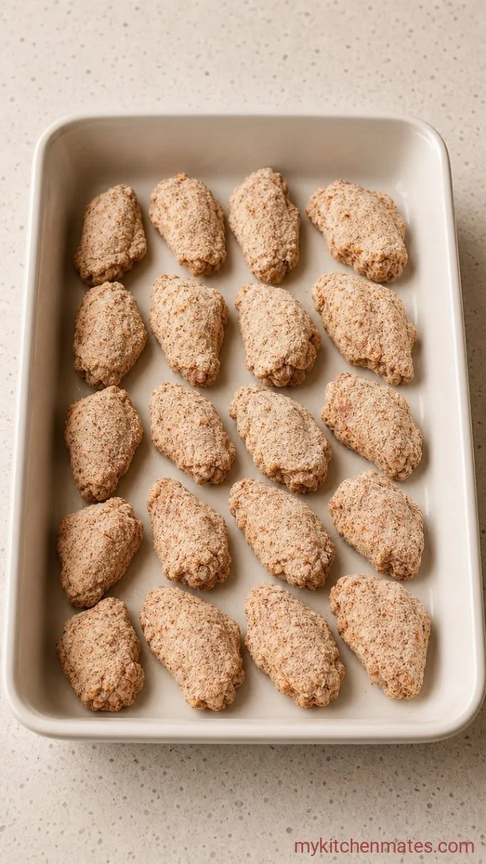 Crispy Buttermilk Fried Chicken Wings Step 2: Coat the Wings