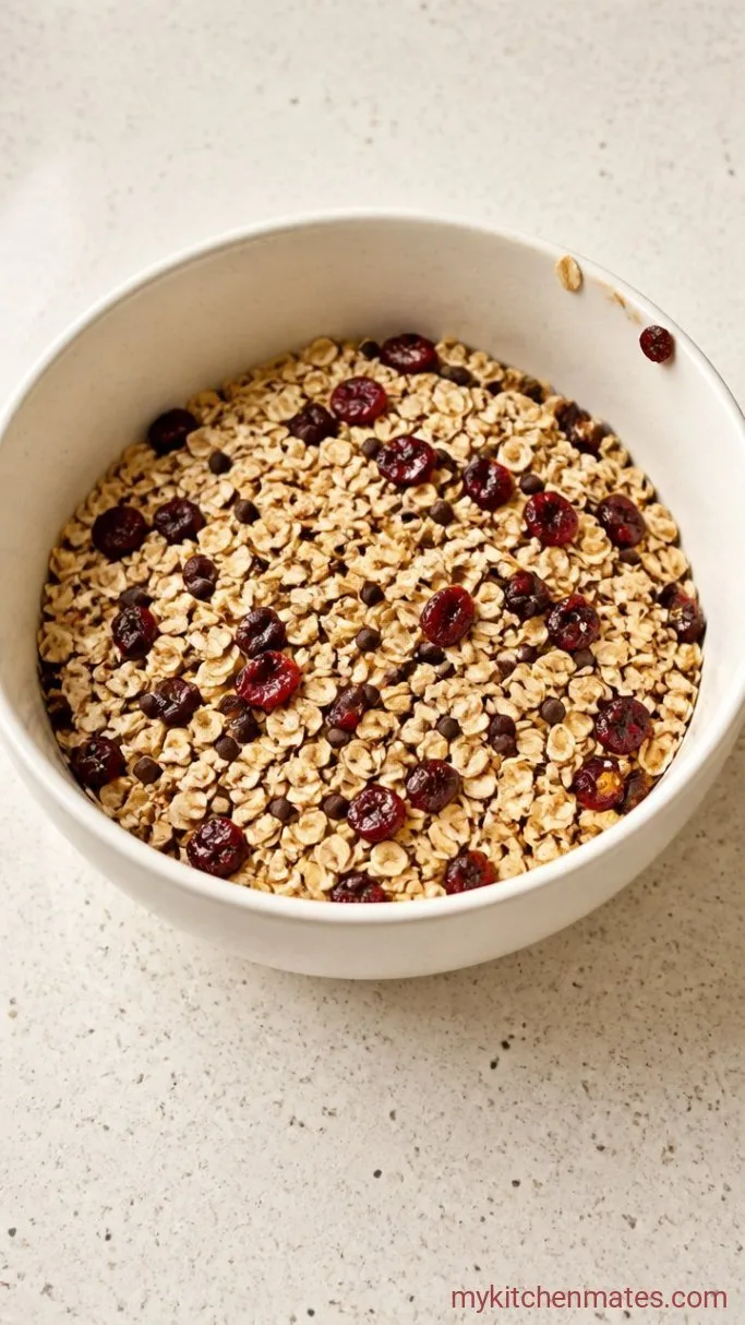 No-Bake Chewy Granola Bars (Just 5 Ingredients) Step 2: Combine the Dry Ingredients